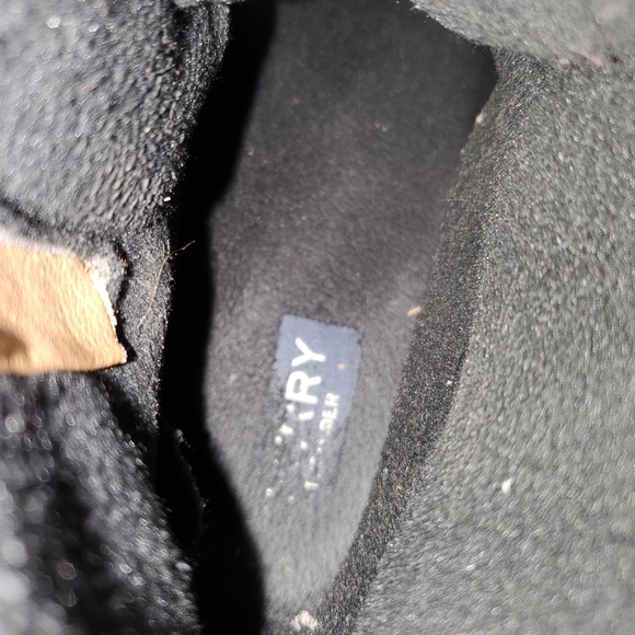 Sperry Saltwater Quilted Black Duck Boot Zip-Up Ankle Boots Women's Size 8 - Picture 9 of 10